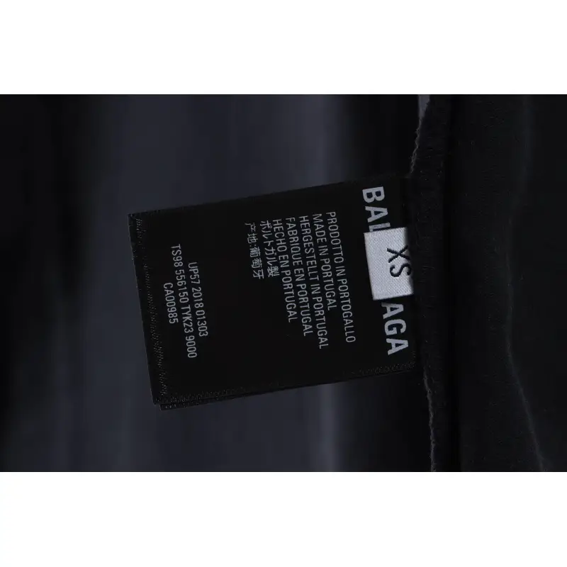 Balenciaga rhino print distressed short-sleeve