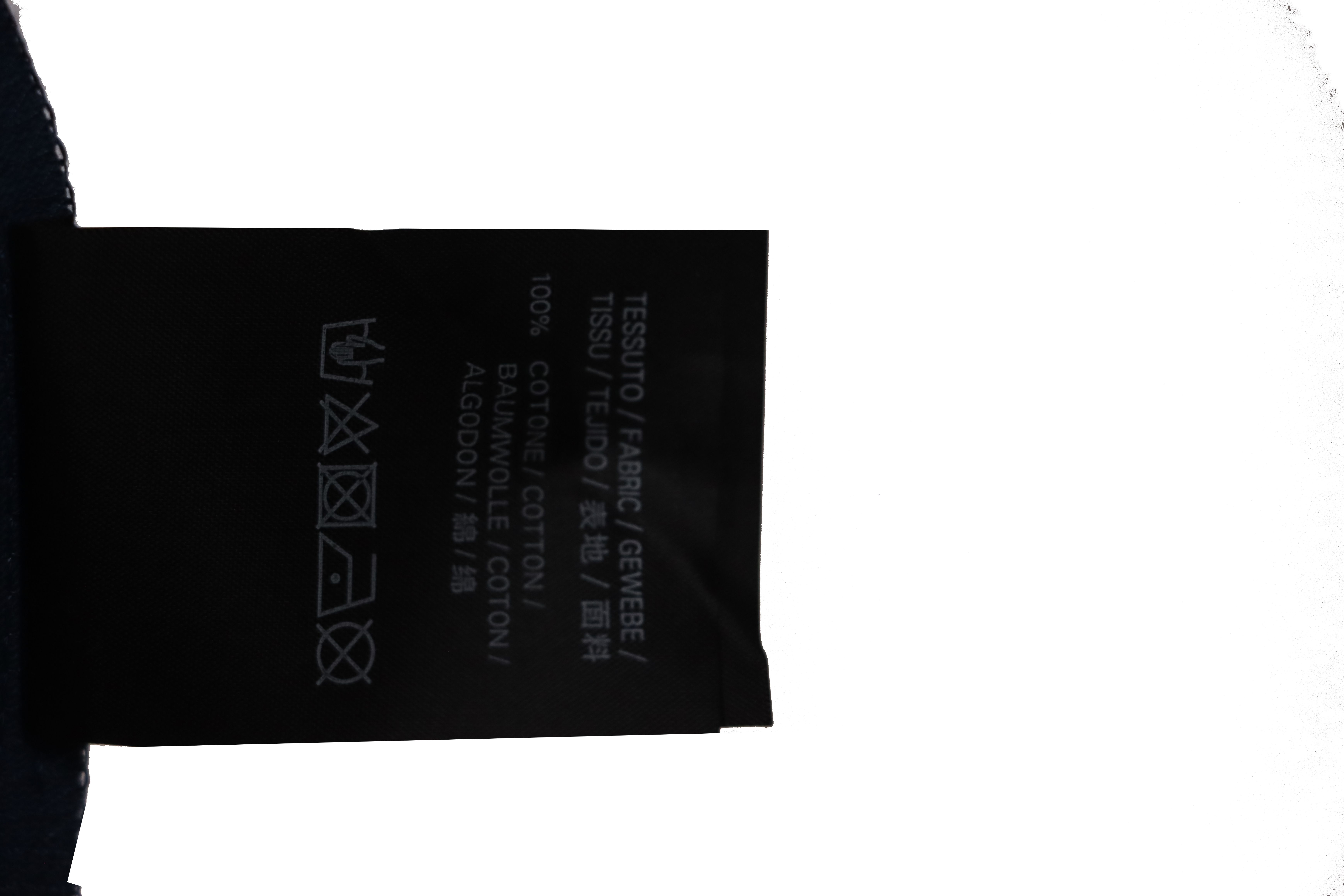 Balenciaga Rivet Puncture Washed Hole Short Sleeve Blue