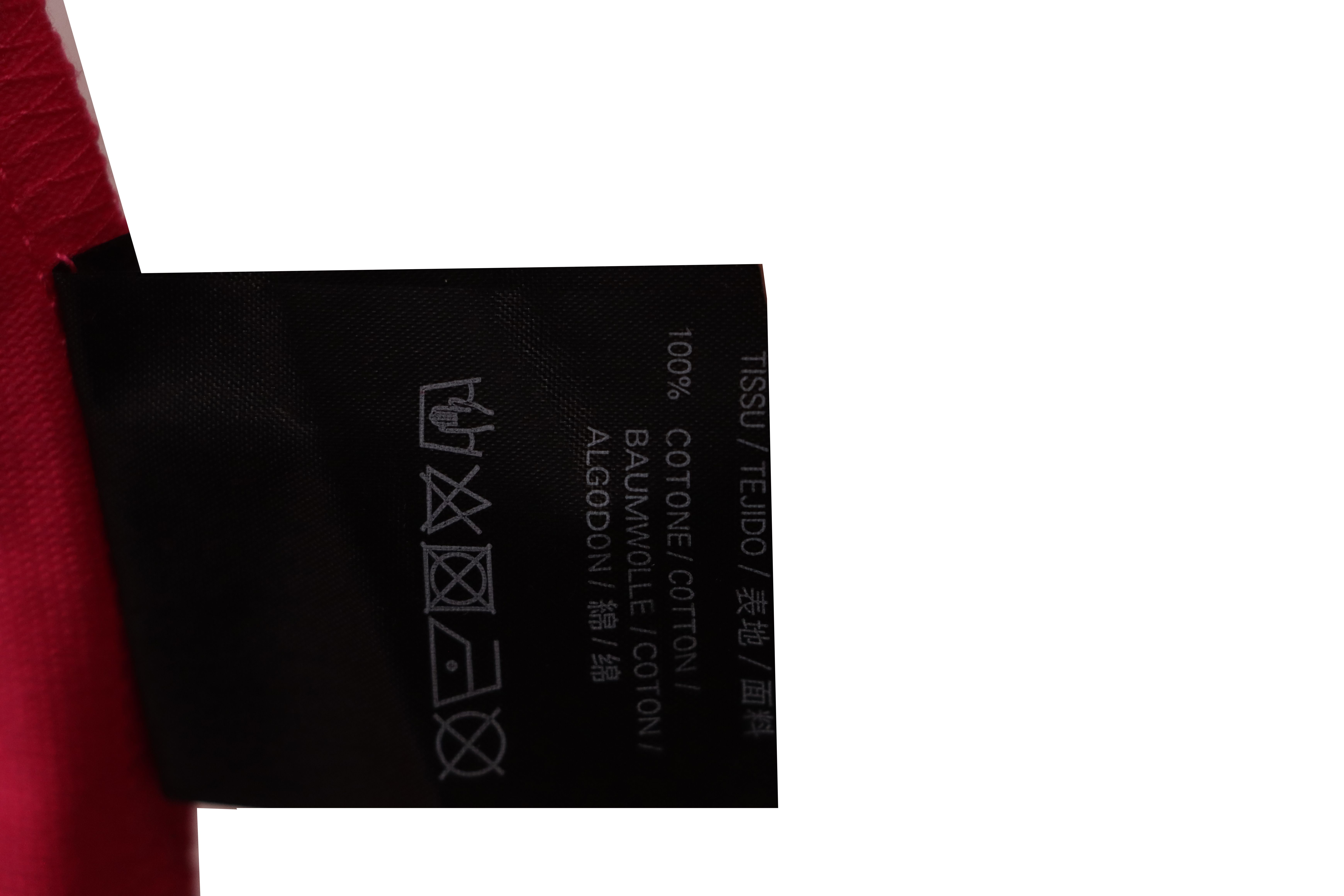 Balenciaga Rivet Puncture Washed Hole Short Sleeve Pink