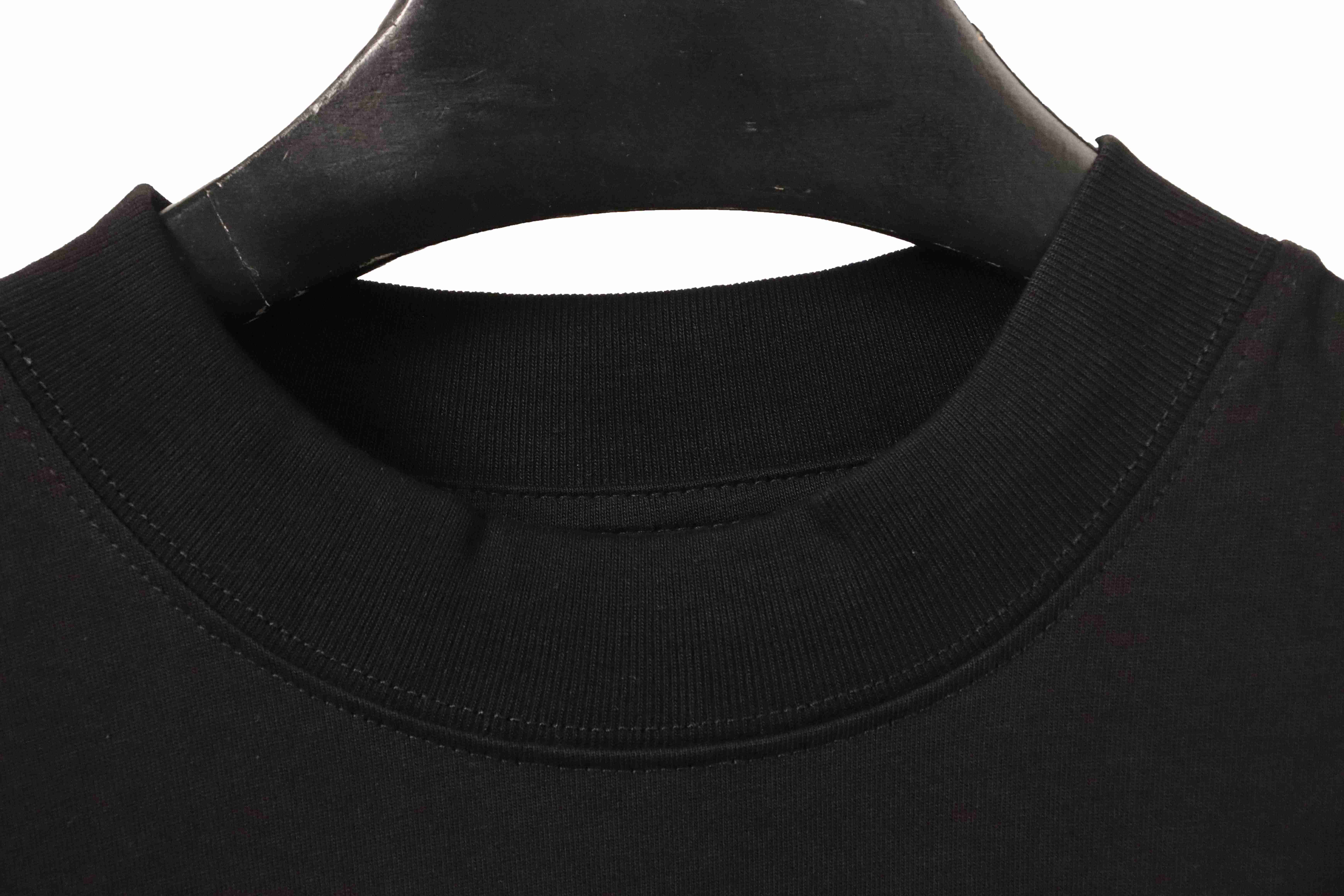 Balenciaga simple letter short sleeve black