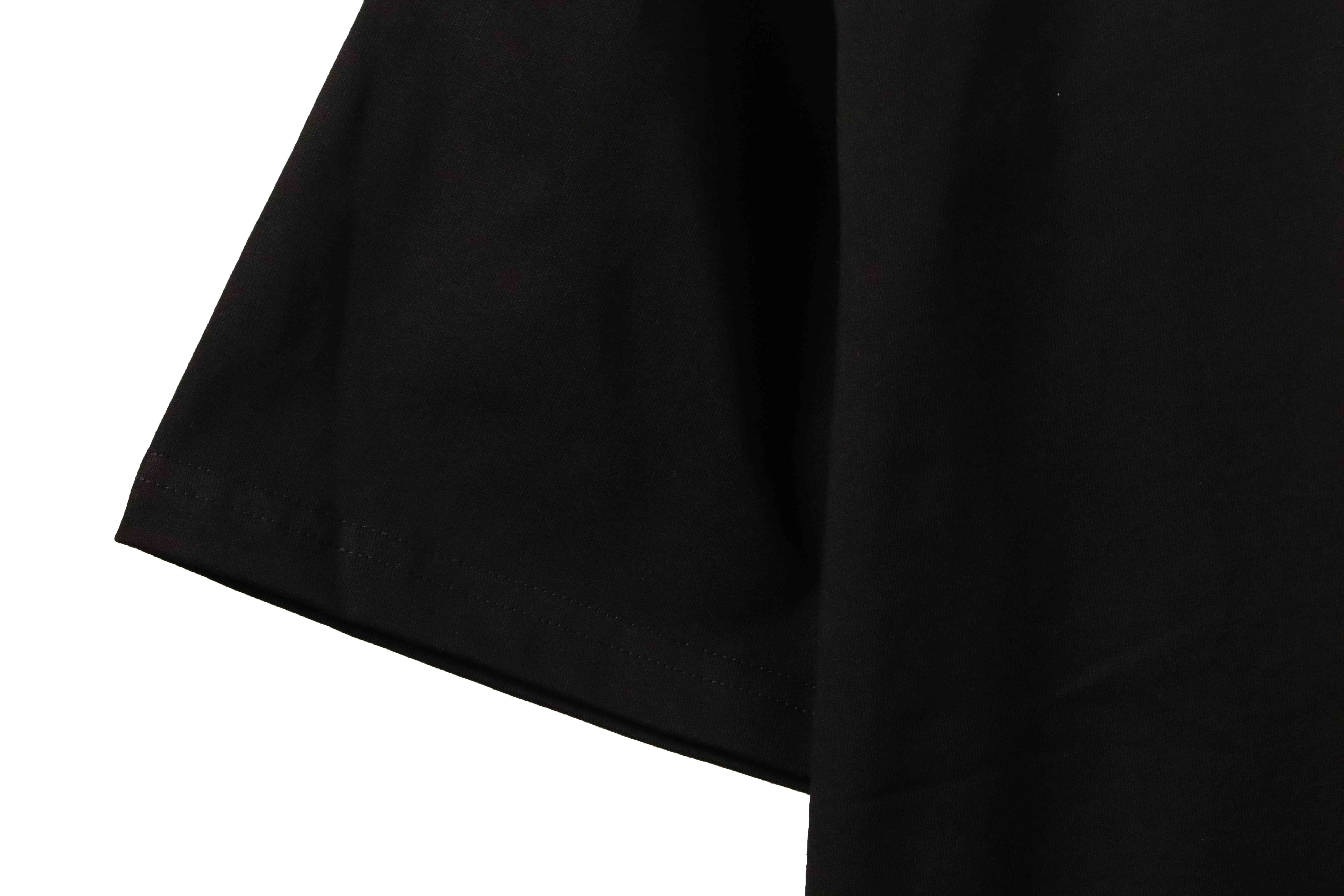 Balenciaga simple letter short sleeve black