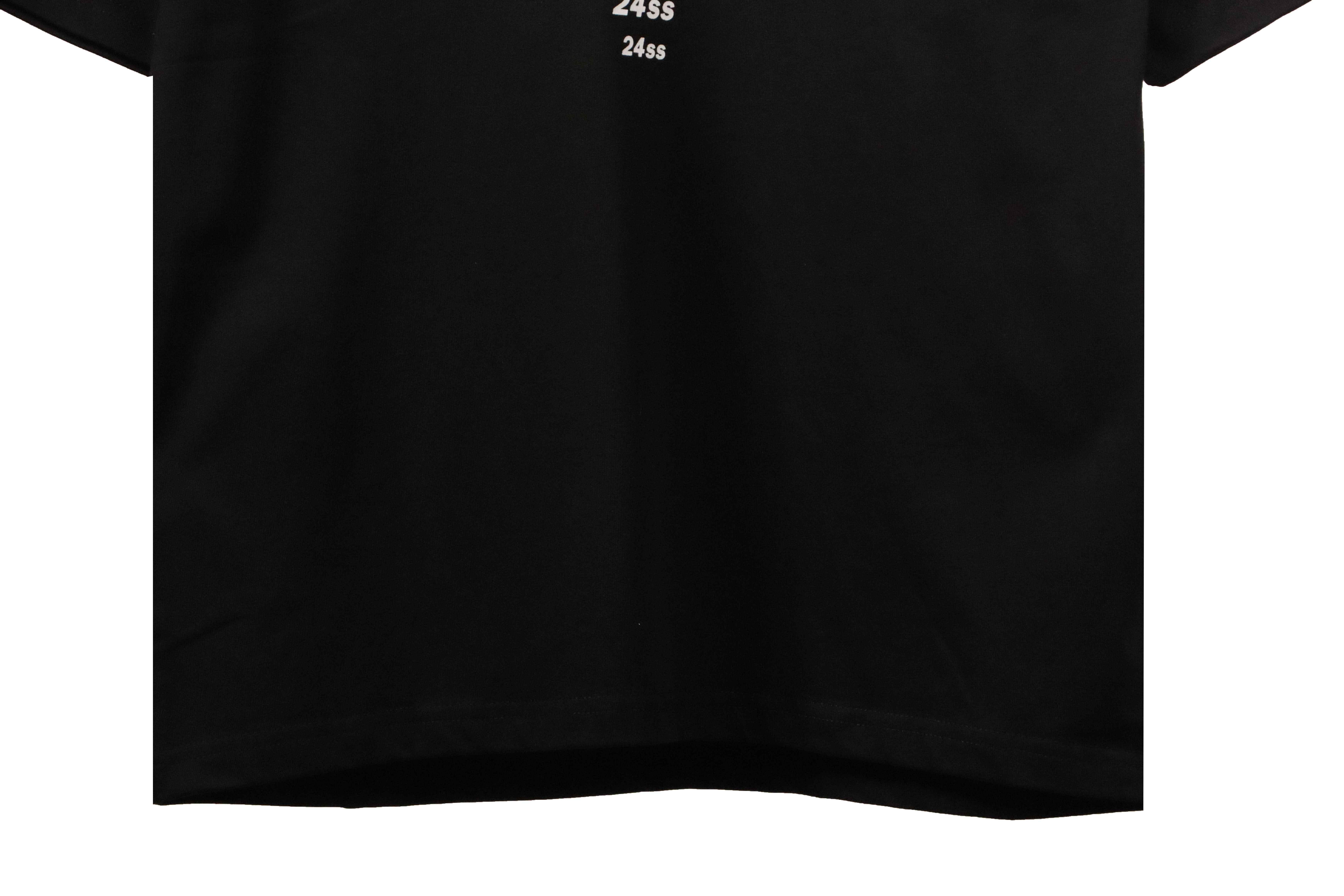 Balenciaga simple letter short sleeve black
