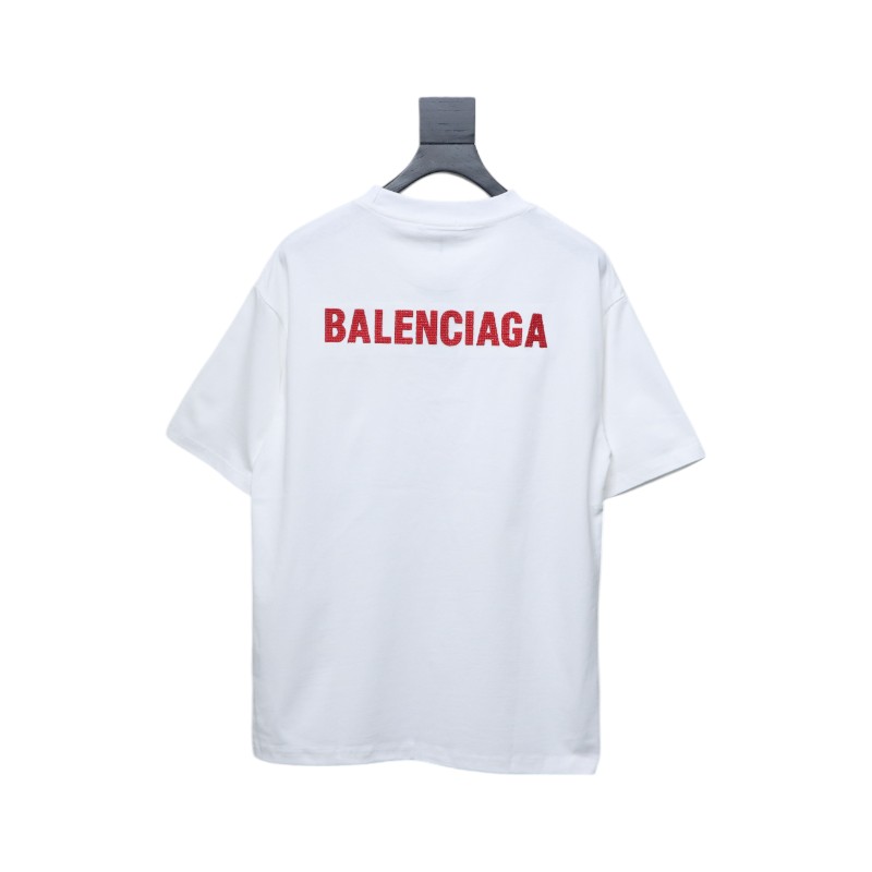 Balenciaga Tatami Embroidered Short Sleeve White