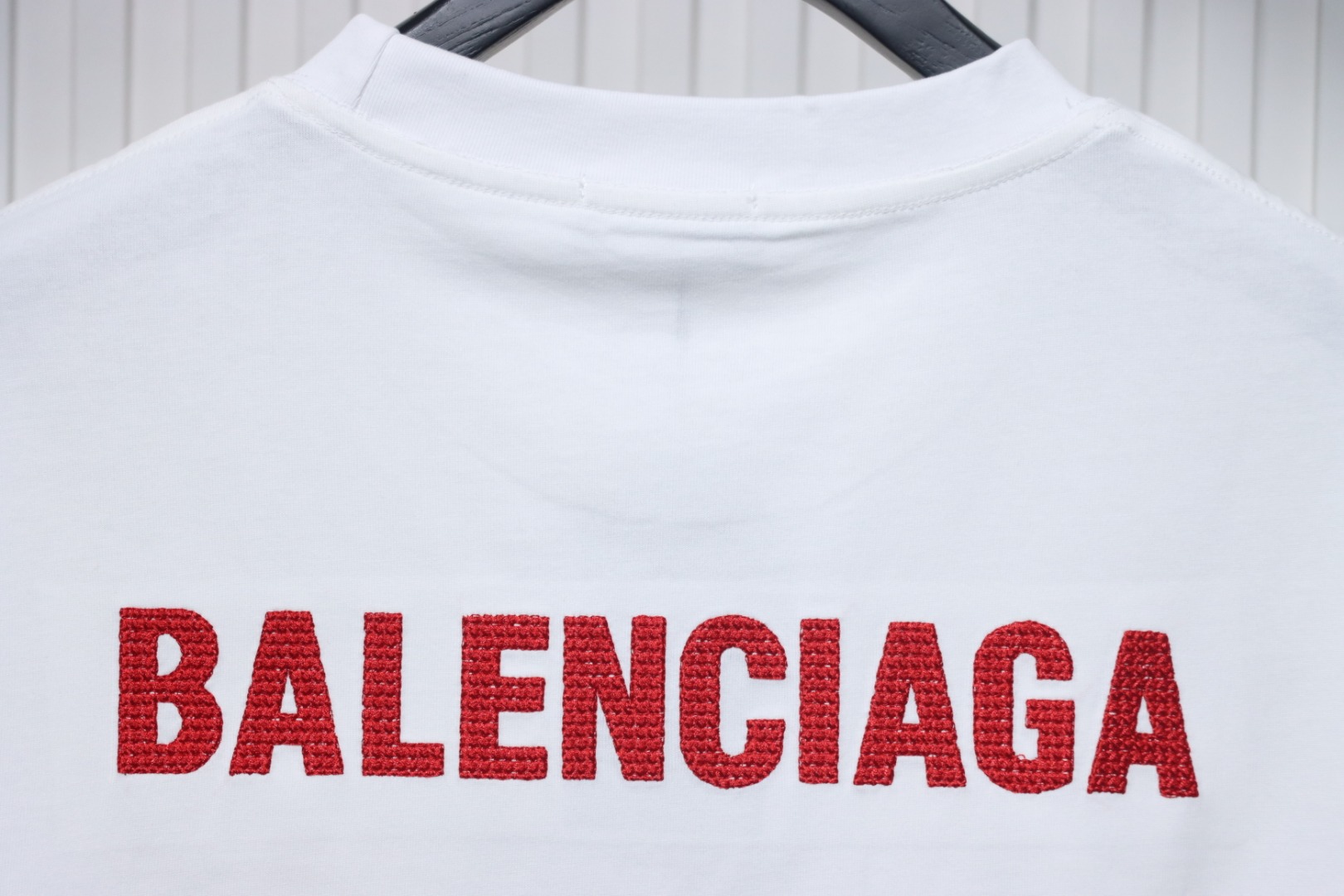 Balenciaga Tatami Embroidered Short Sleeve White
