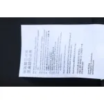 Acne Studios 24ss Small Letter Printed Short Sleeve Black