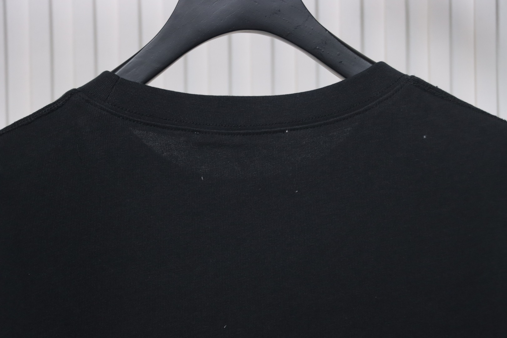 Acne Studios 24ss Small Letter Printed Short Sleeve Black