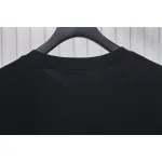 Acne Studios 24ss Small Letter Printed Short Sleeve Black