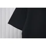 Acne Studios 24ss Small Letter Printed Short Sleeve Black
