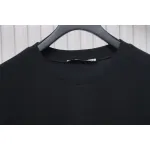 Acne Studios 24ss Small Letter Printed Short Sleeve Black