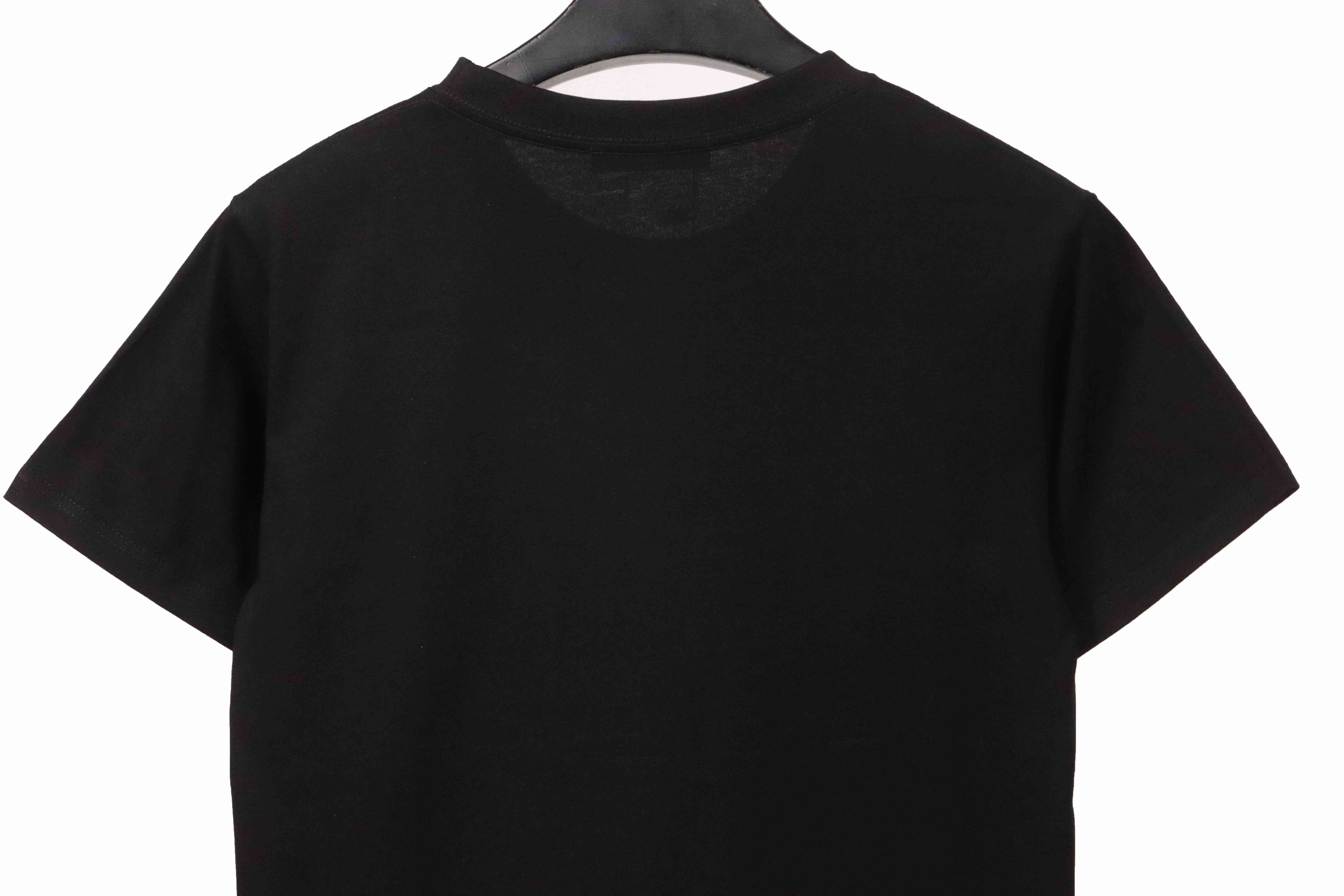 Balenciaga 3M Lettering Short Sleeve Black
