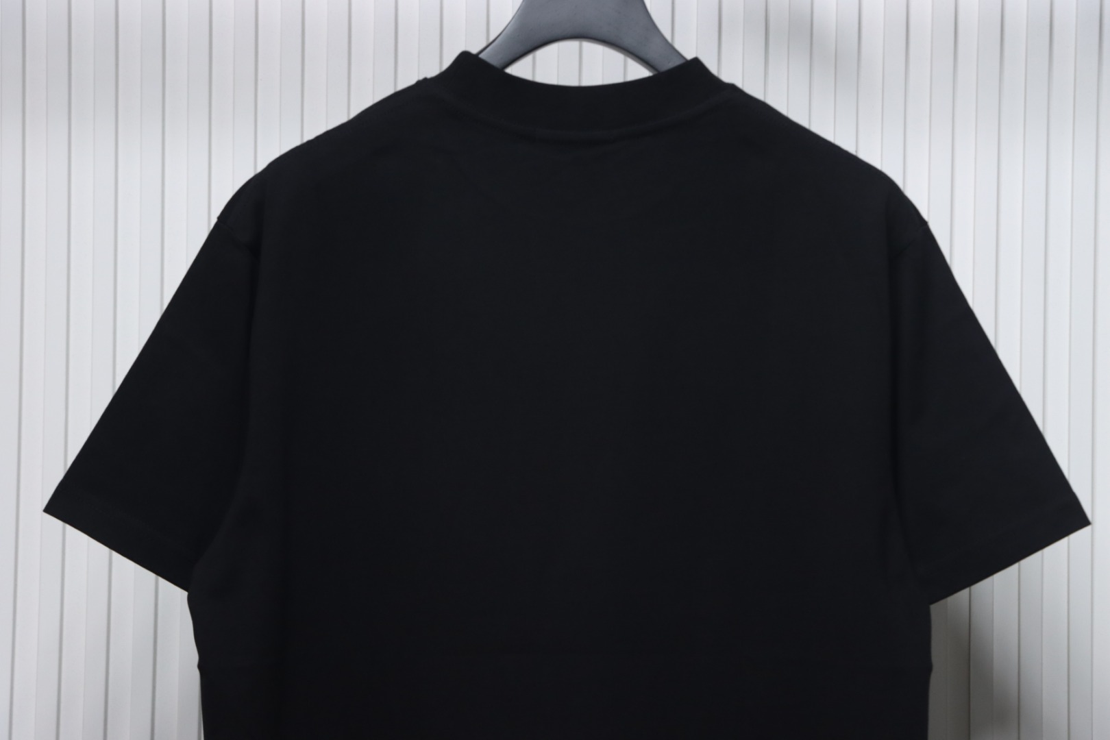 Balenciaga BLCG 24ss small R logo printed short-sleeved T-shirt black
