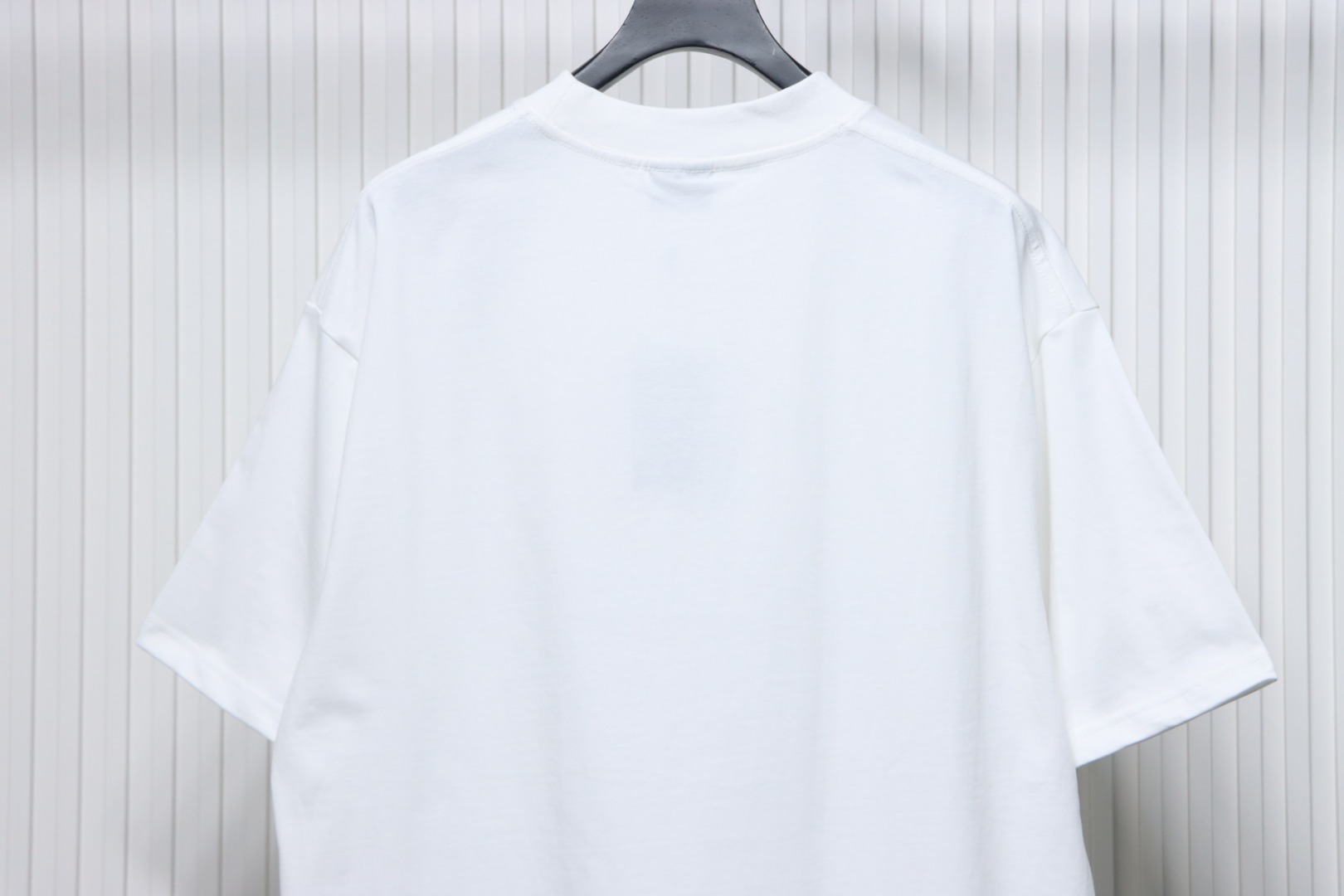 Balenciaga BLCG 24SS Valentine's Day Limited Edition Heart Printed Short Sleeve T-Shirt White