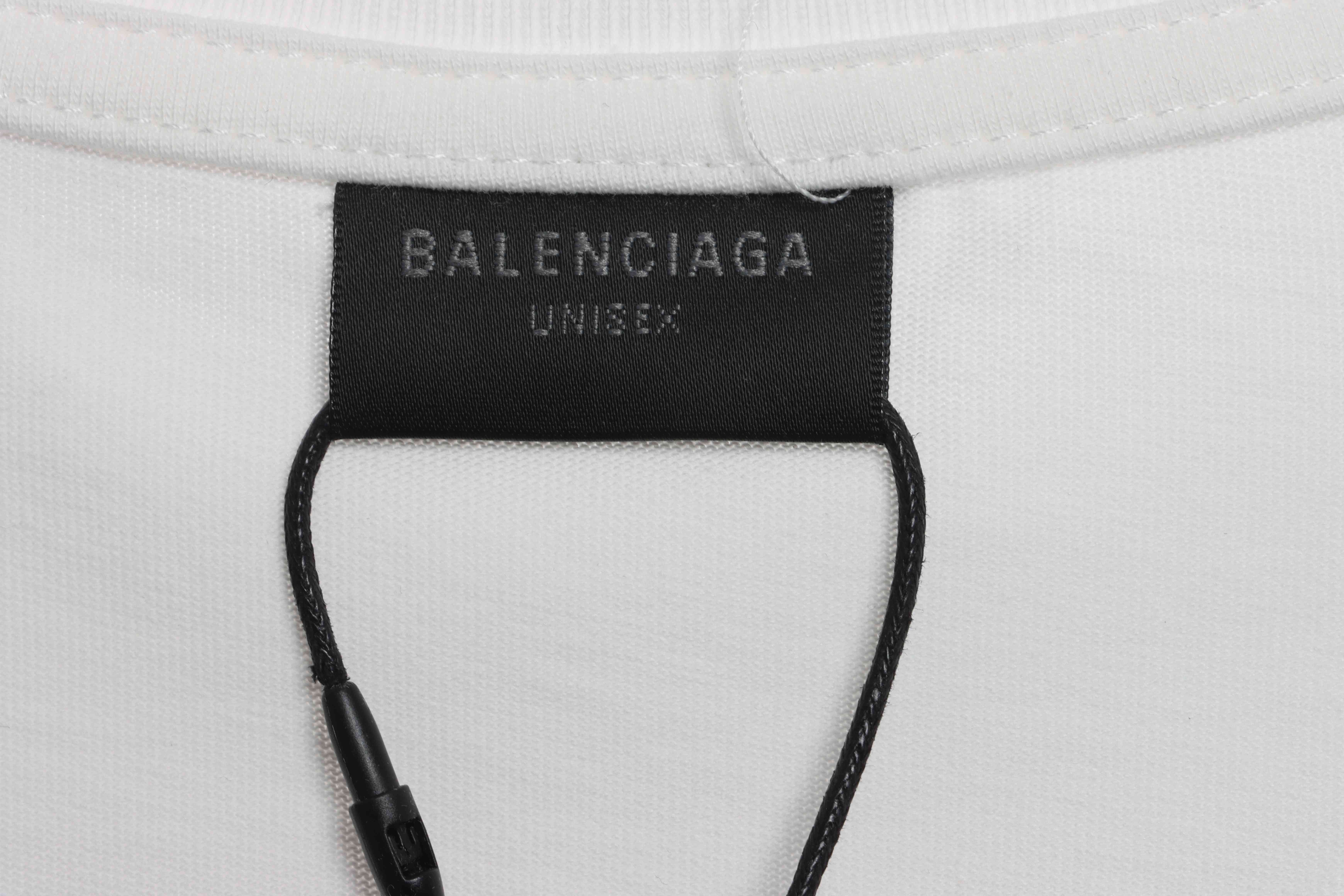 Balenciaga classic logo short-sleeve White