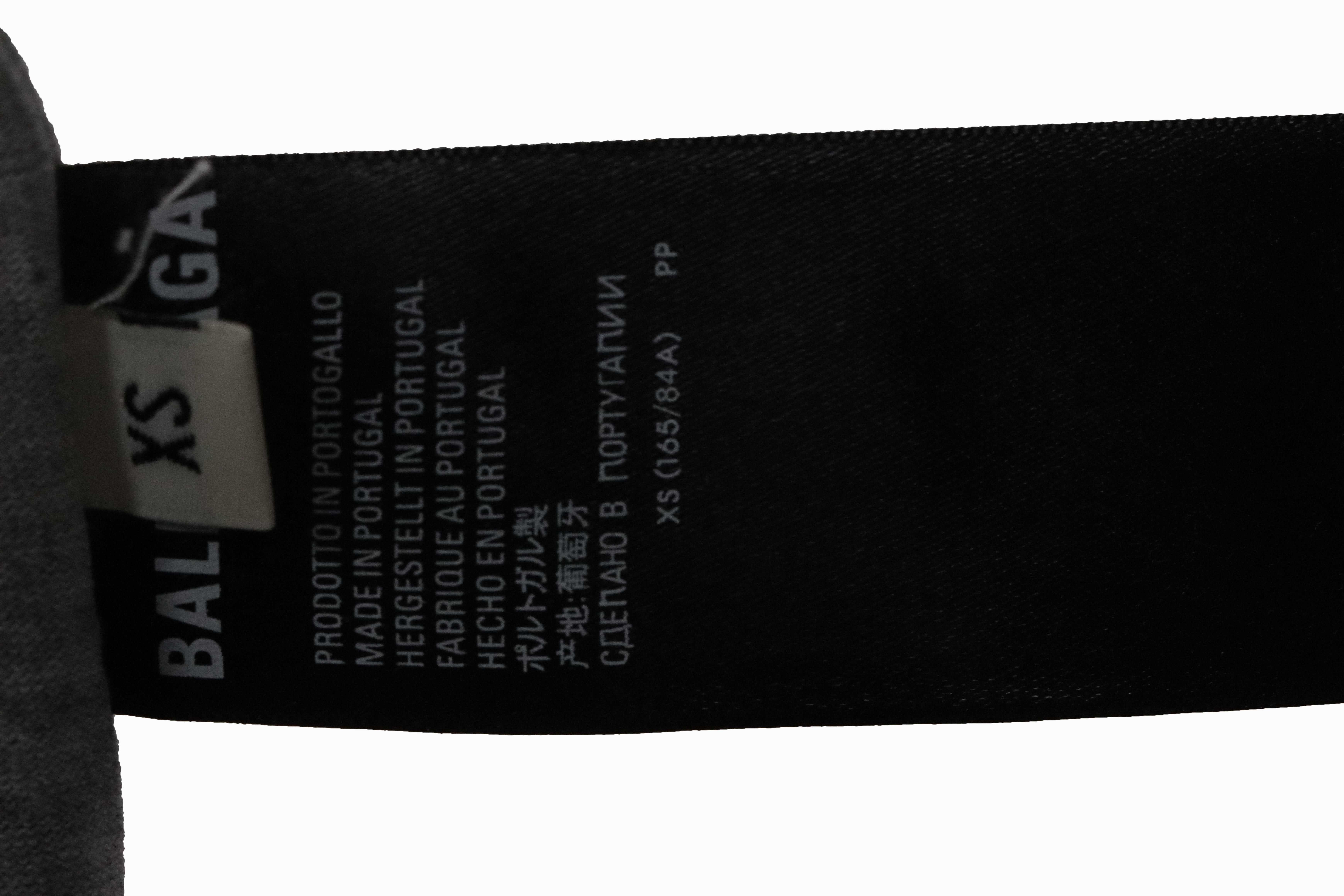 Balenciaga co-branded eBay embroidered letter short sleeve Grey