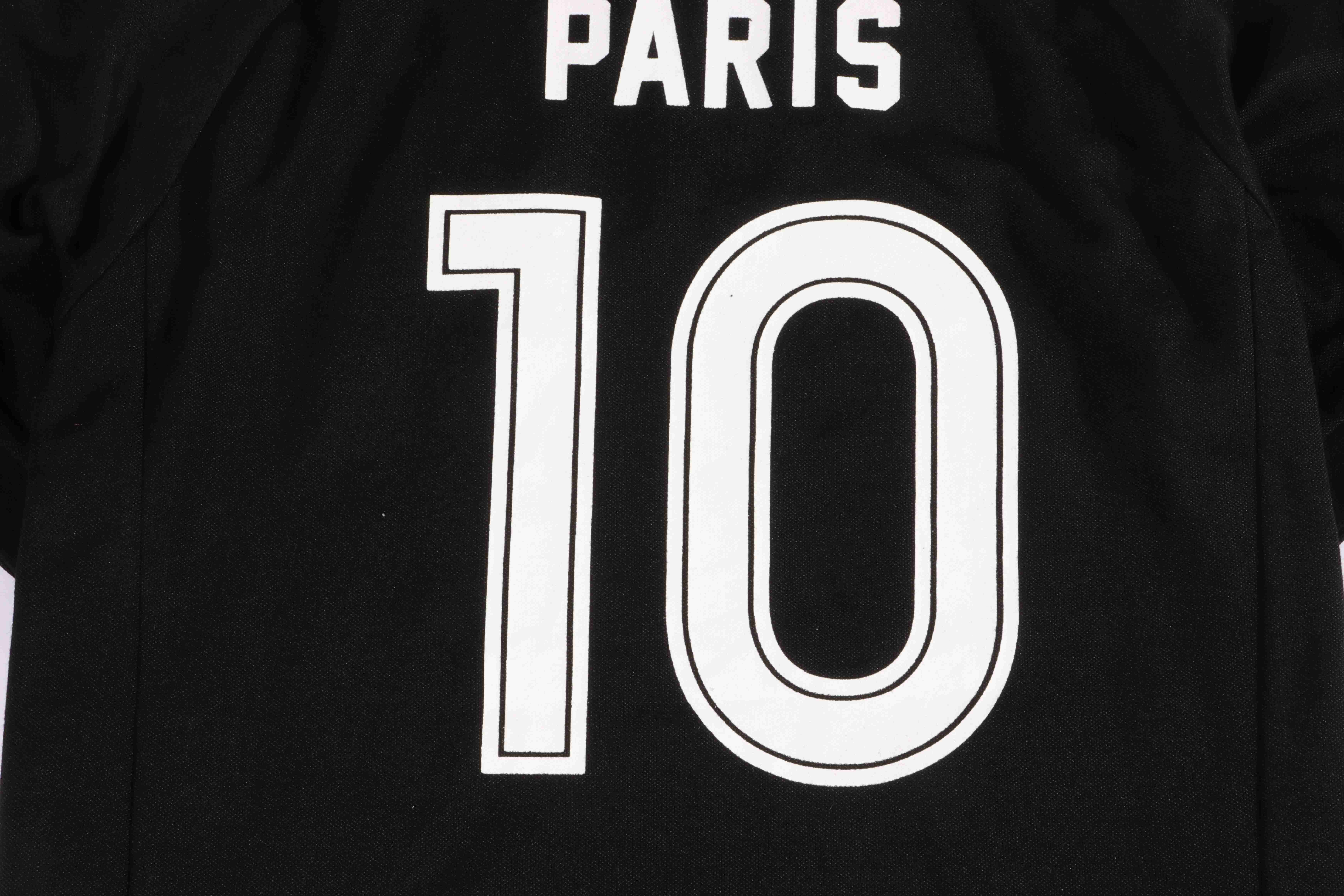 Balenciaga co-branded Manchester United football embroidered short-sleeve black