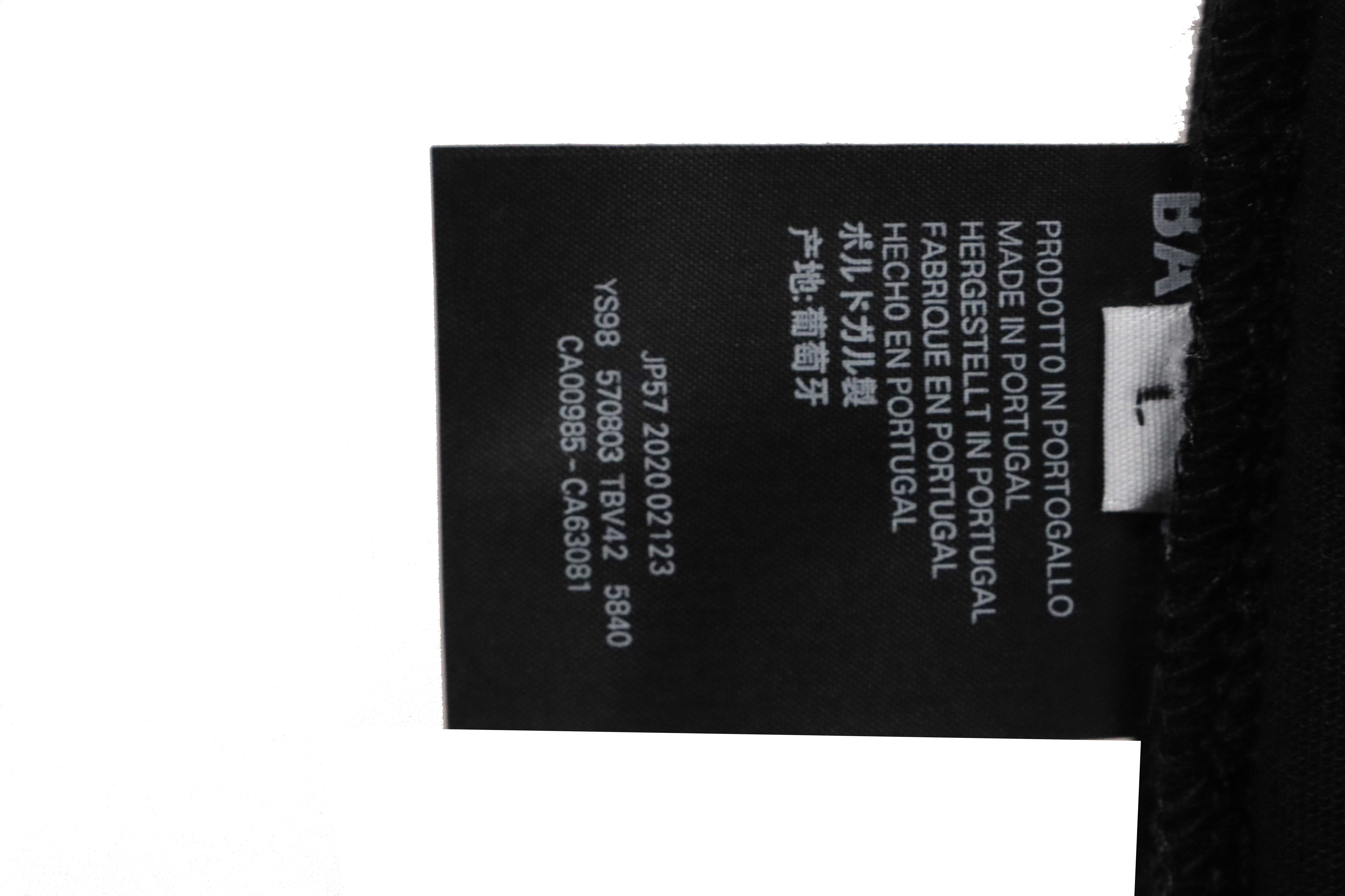 Balenciaga Rivet Puncture Washed Hole Short Sleeve black