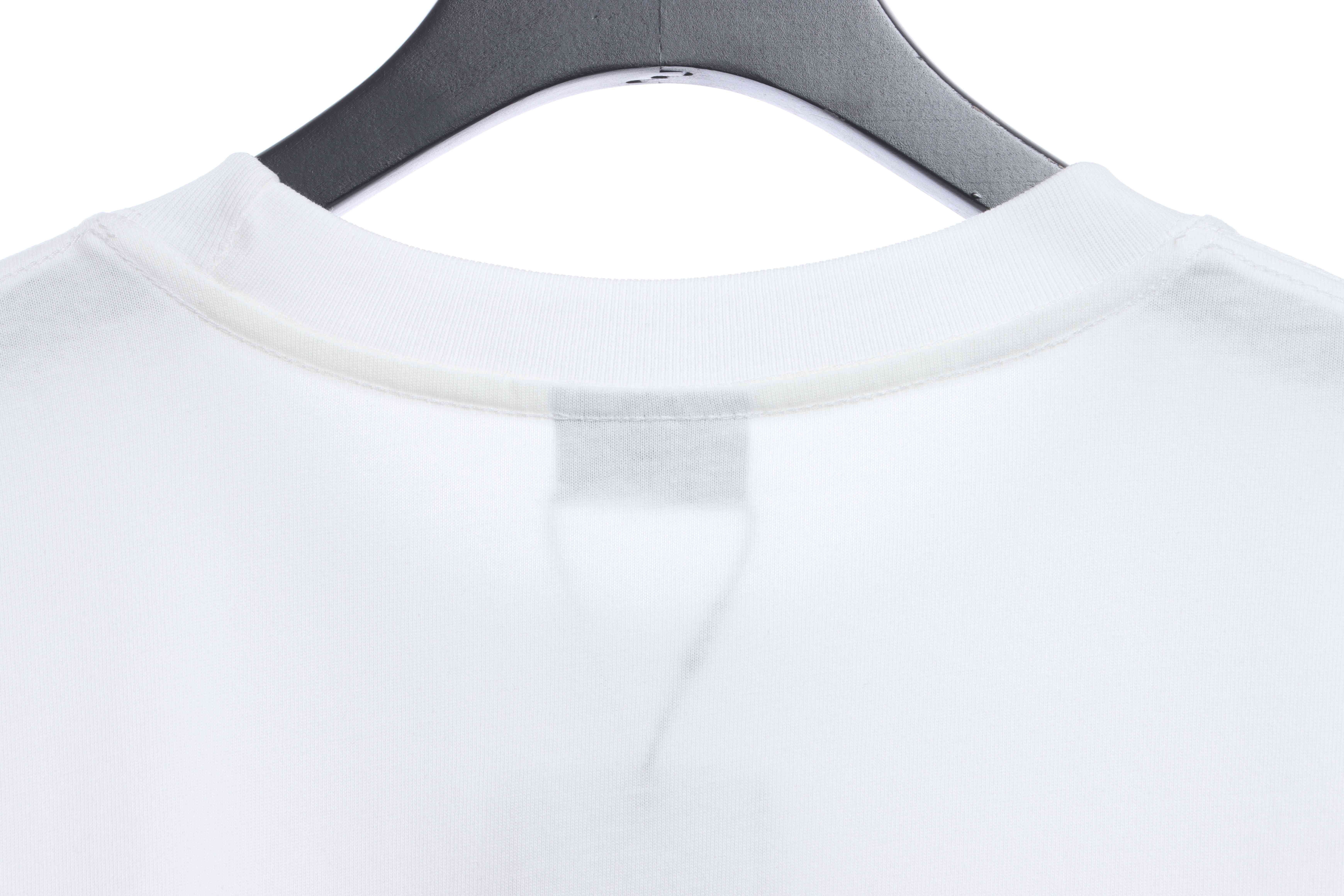 Balenciaga Shoes Lettering Short Sleeve White