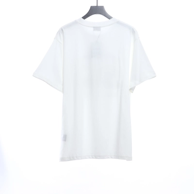 Balenciaga Shoes Lettering Short Sleeve White 02