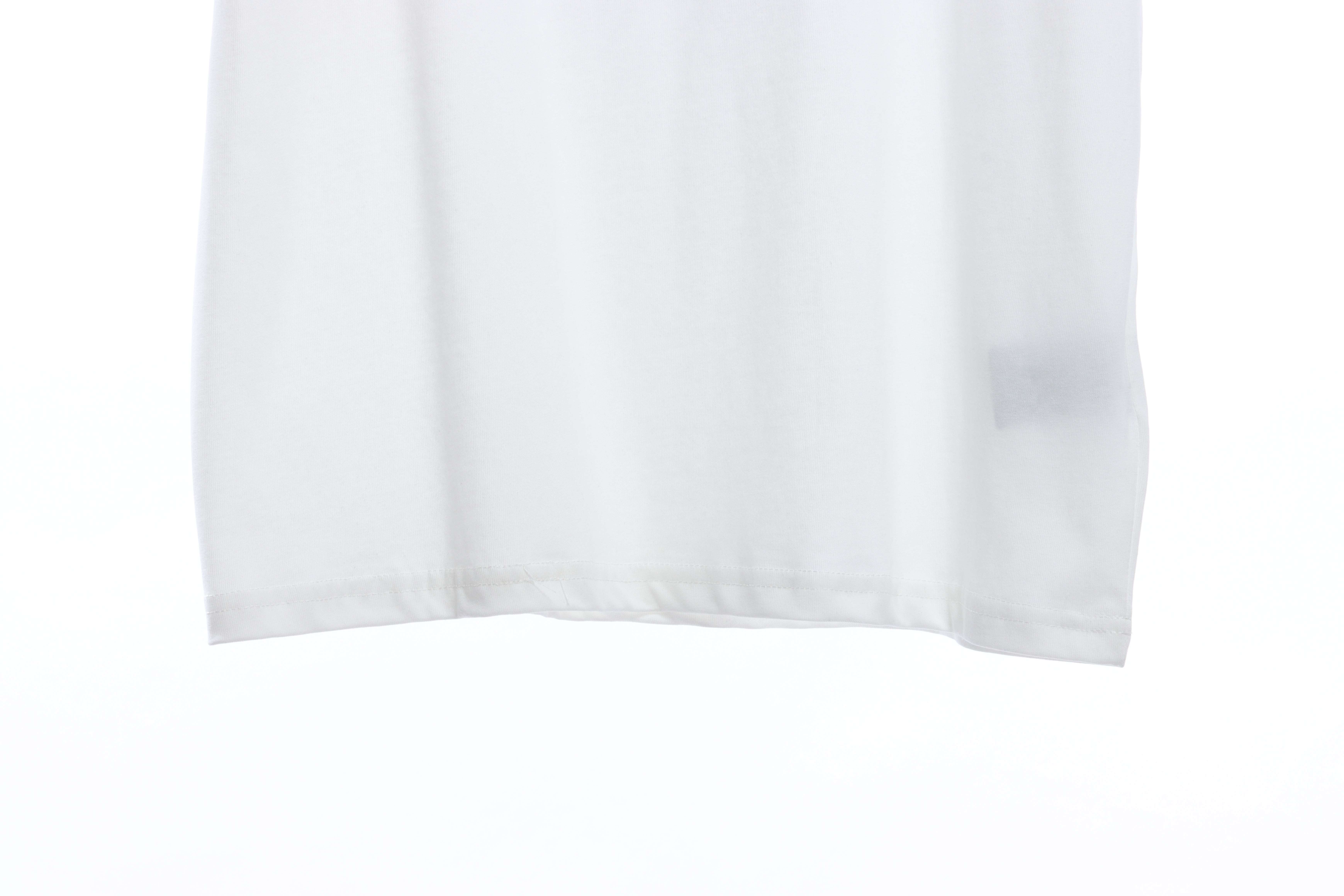 Balenciaga Shoes Lettering Short Sleeve White