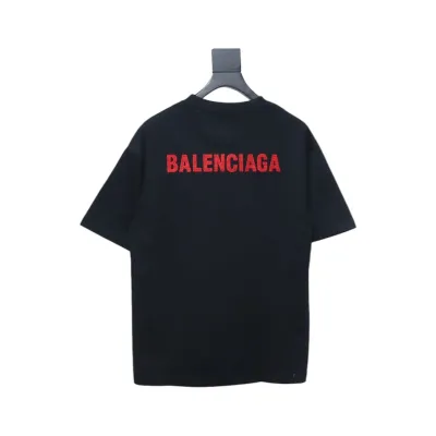 Balenciaga Tatami Embroidered Short Sleeve Black 02