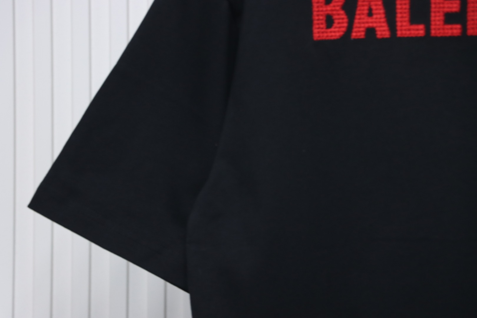 Balenciaga Tatami Embroidered Short Sleeve Black