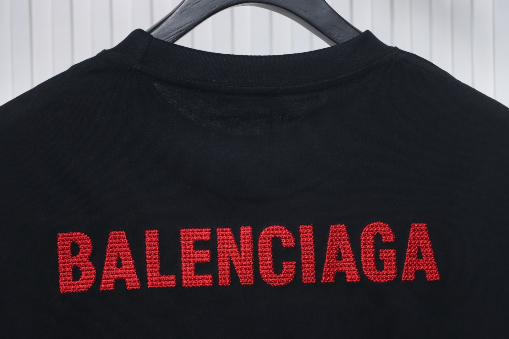 Balenciaga Tatami Embroidered Short Sleeve Black