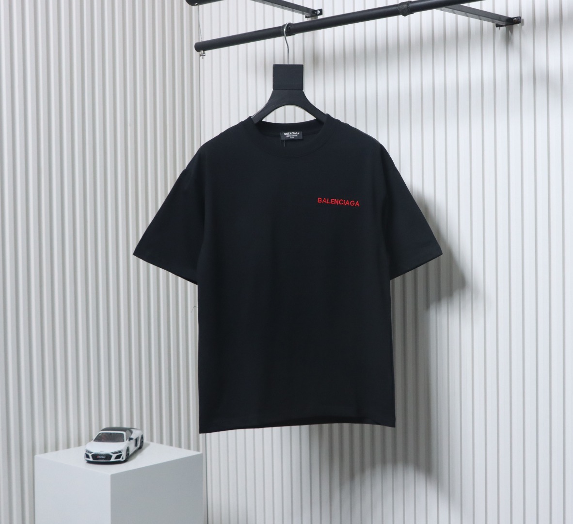 Balenciaga Tatami Embroidered Short Sleeve Black