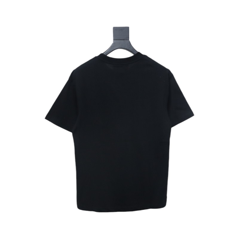 Gucci 25ss Funny Cartoon Series Printed Short Sleeve Black Puppy