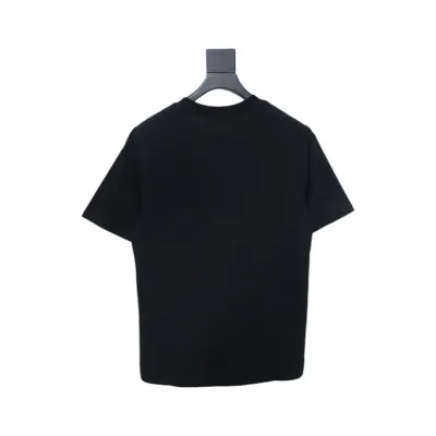 Gucci 25ss Funny Cartoon Series Printed Short Sleeve Black Puppy 02