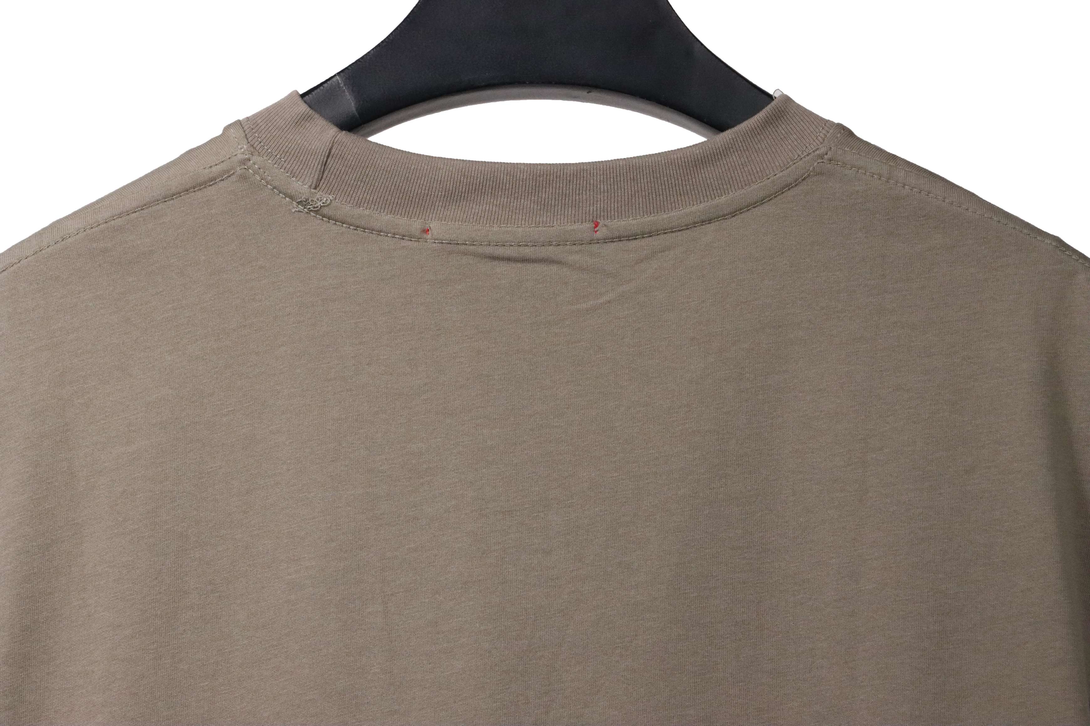 Gucci and Balenciaga hollow letter short sleeve Khaki (special price)