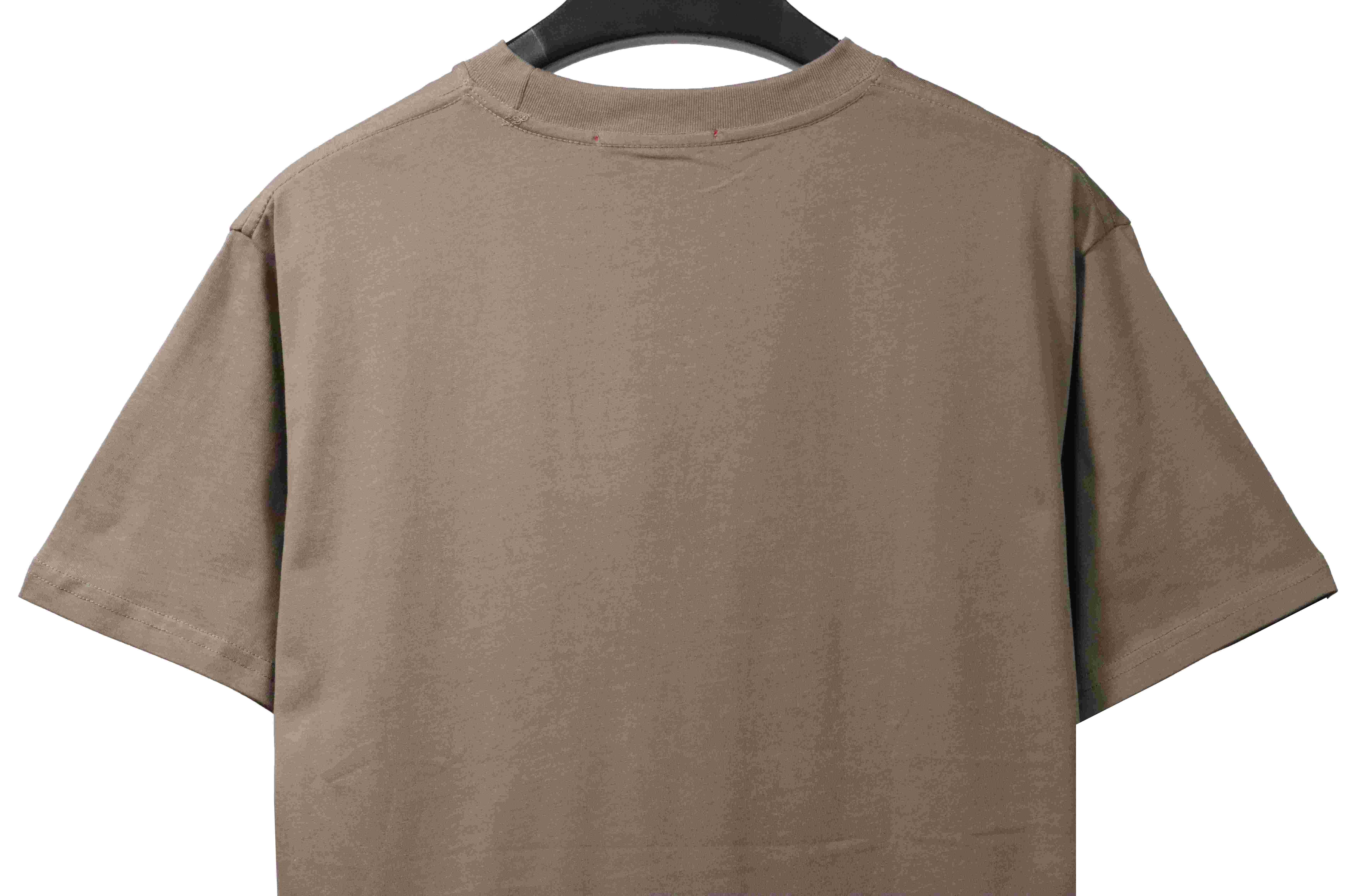 Gucci and Balenciaga hollow letter short sleeve Khaki (special price)