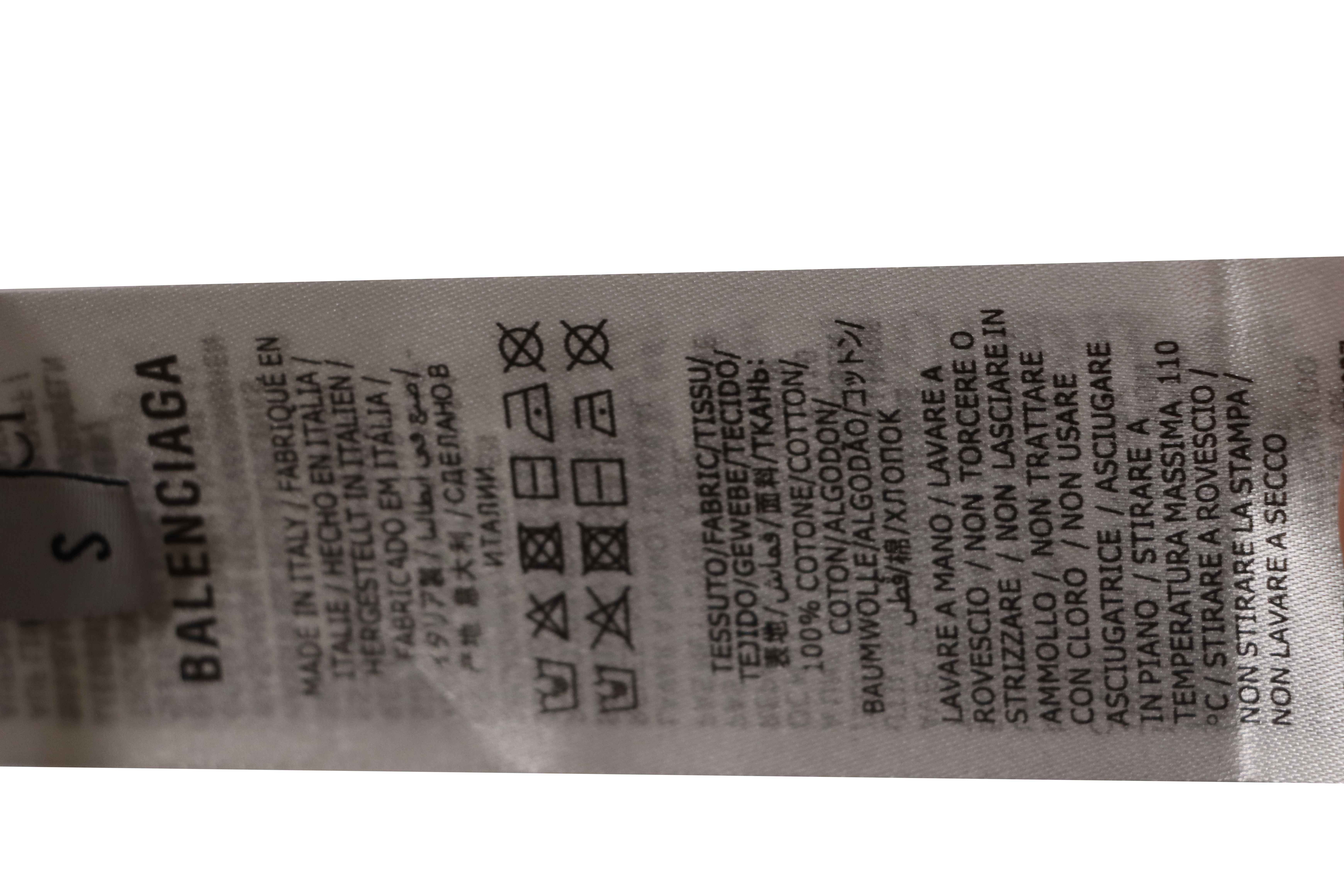 Gucci and Balenciaga hollow letter short sleeve White (special price)