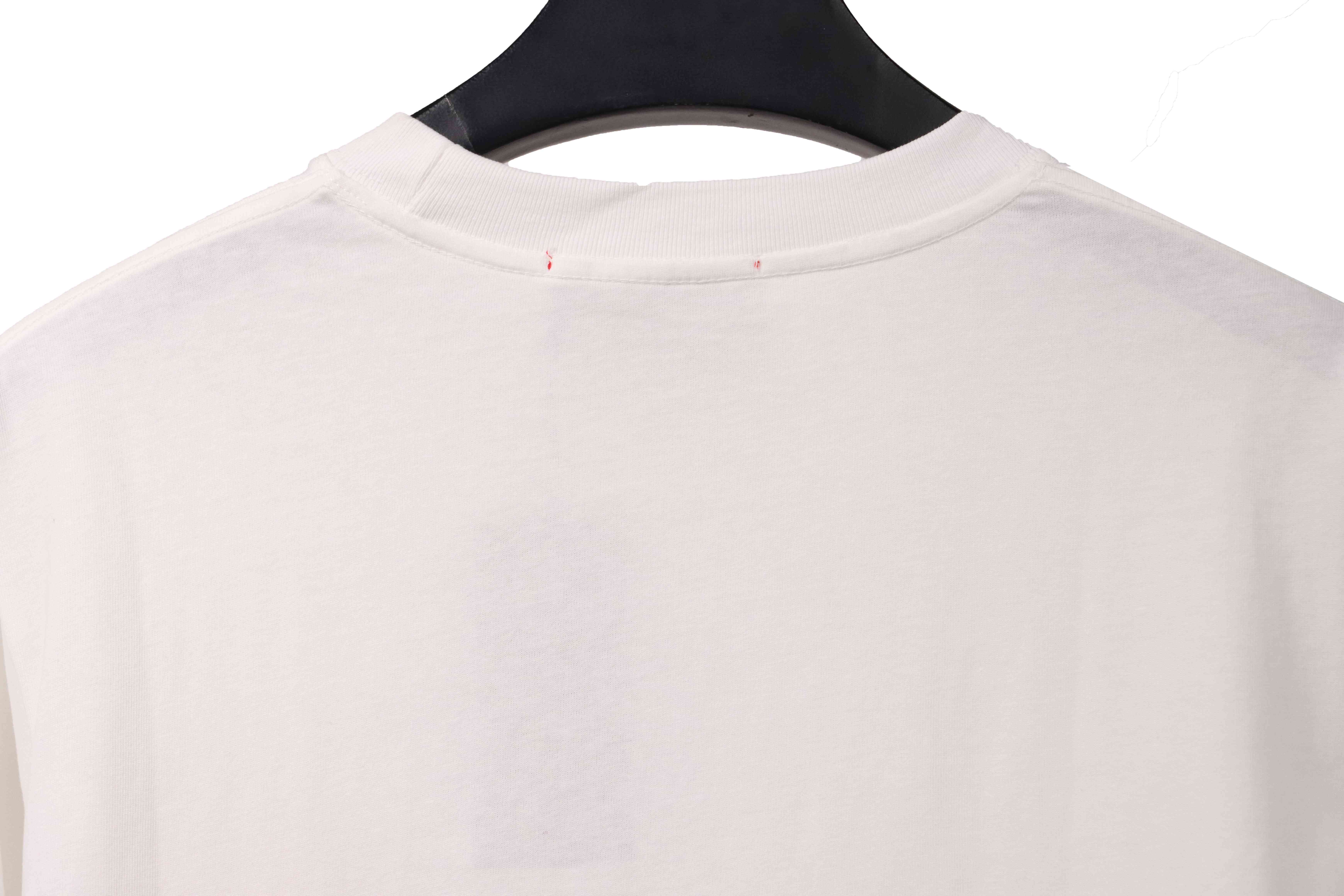Gucci and Balenciaga hollow letter short sleeve White (special price)