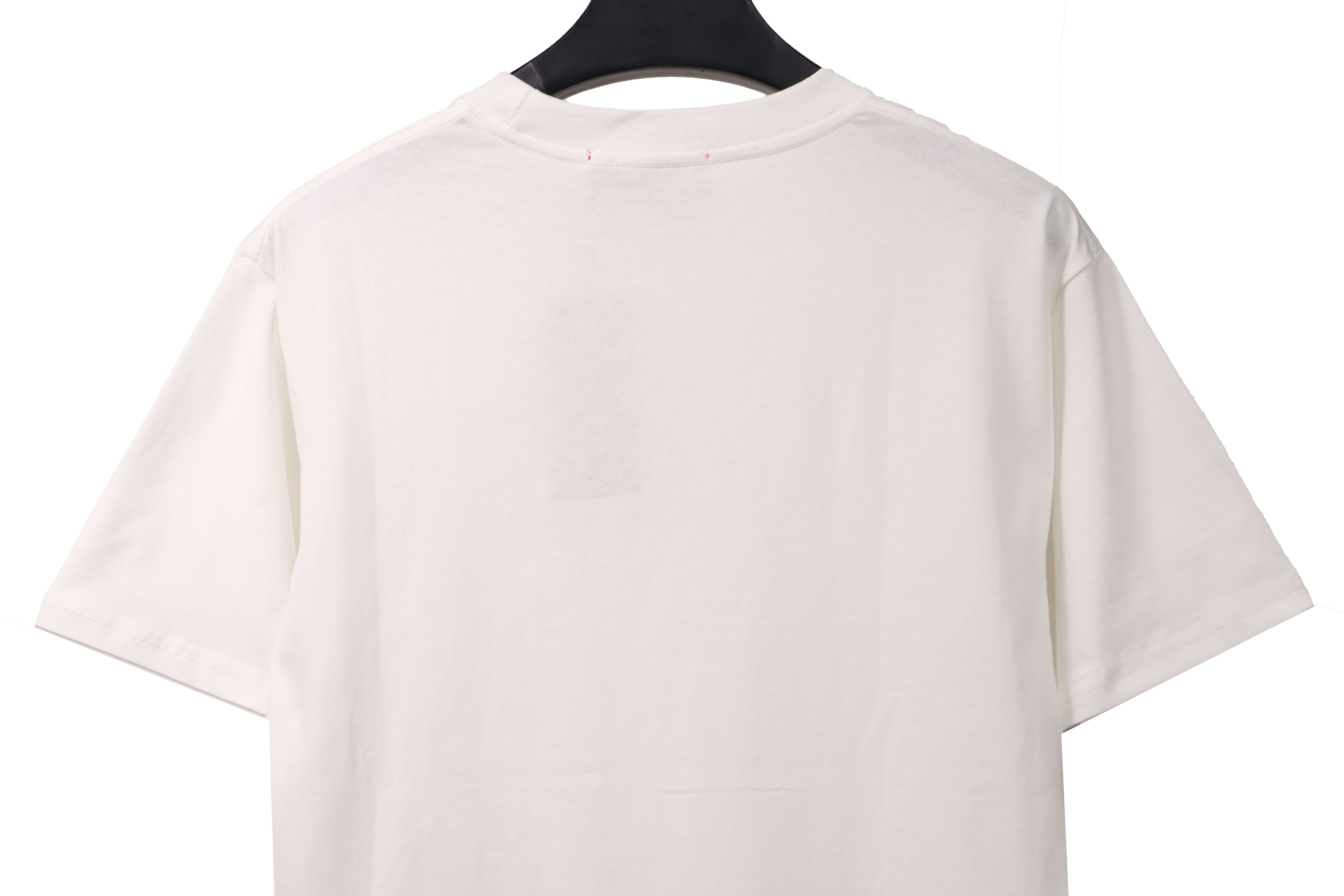 Gucci and Balenciaga hollow letter short sleeve White (special price)