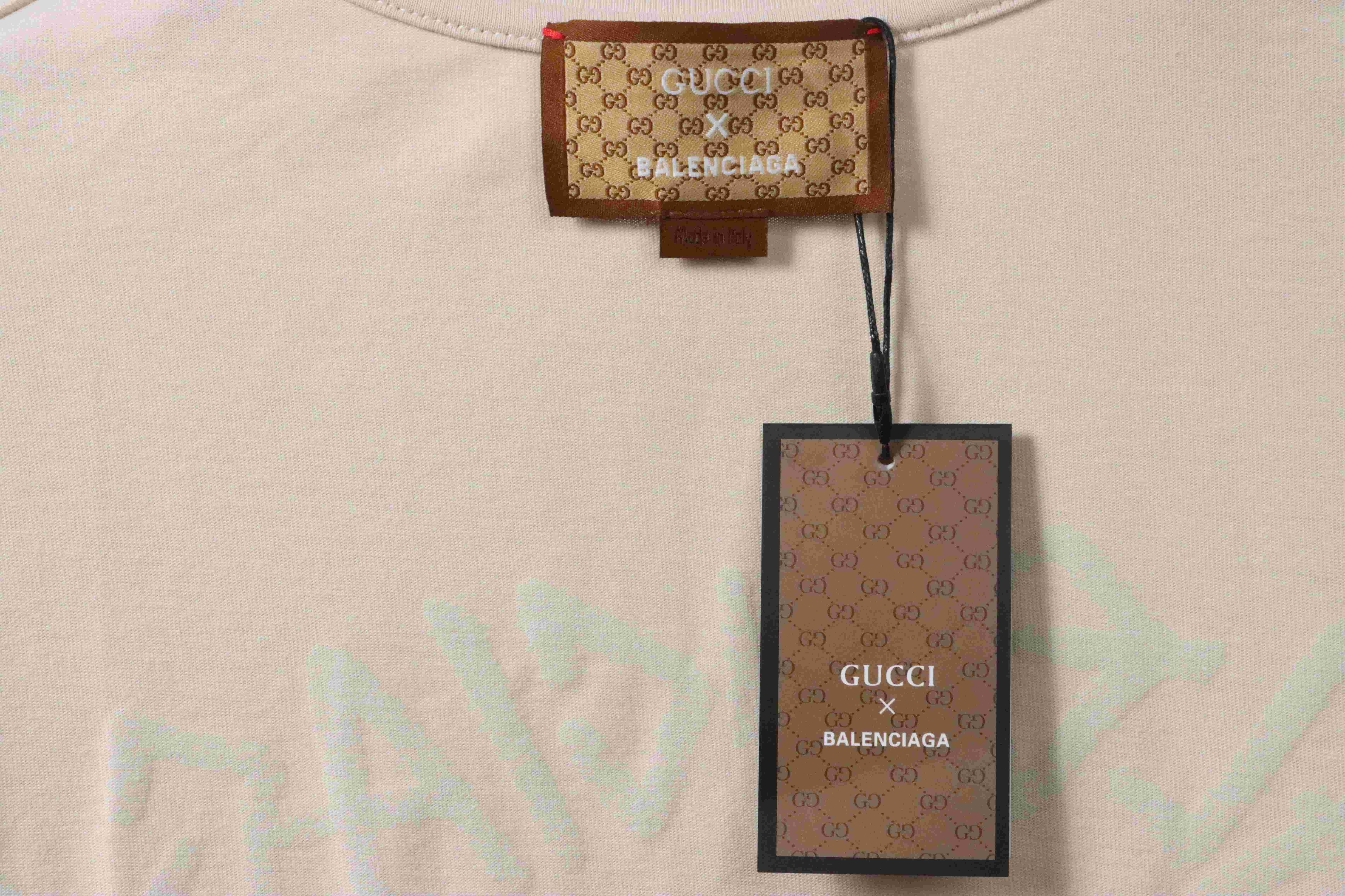 Gucci Balenciaga Double LOGO Embroidered Short Sleeve (Special Price)