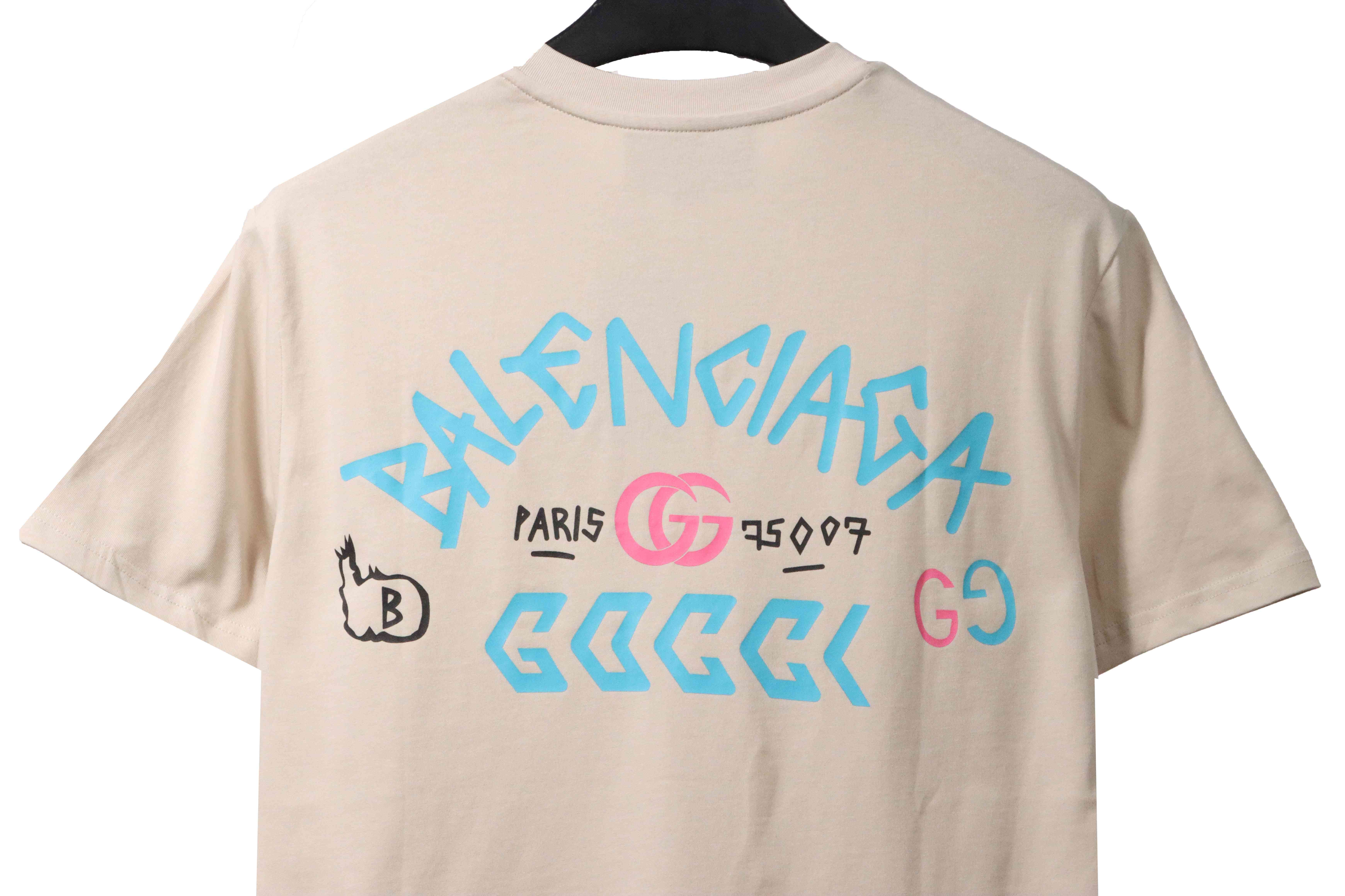 Gucci Balenciaga Double LOGO Embroidered Short Sleeve (Special Price)