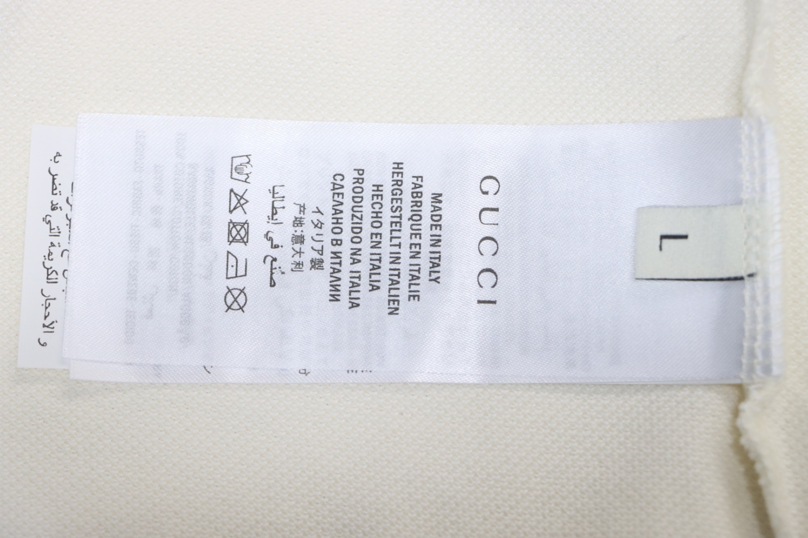 Gucci Dragon Year Limited Edition Chest Pocket Polo Short Sleeve White