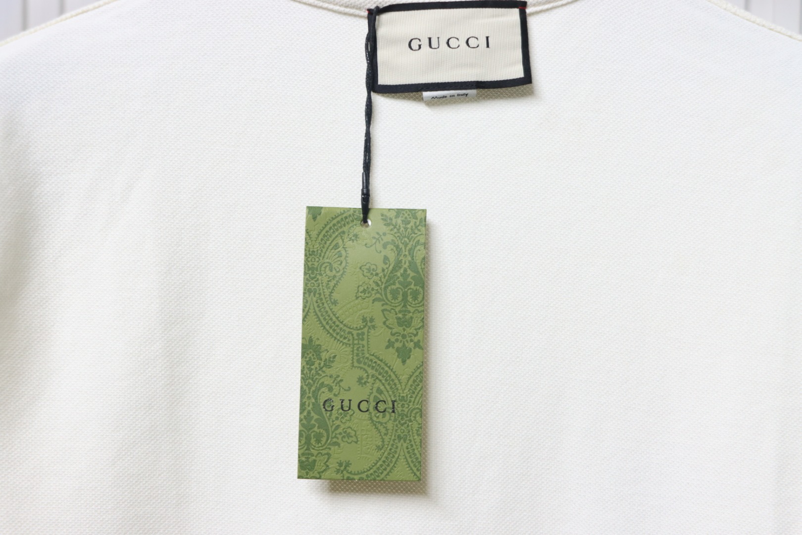 Gucci Dragon Year Limited Edition Chest Pocket Polo Short Sleeve White