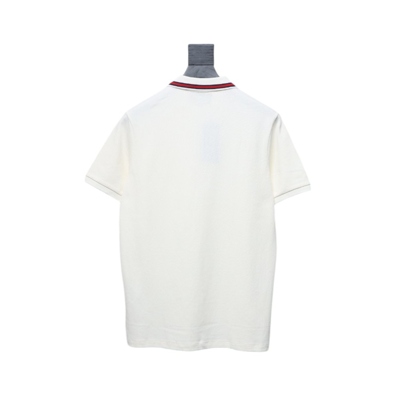 Gucci Dragon Year Limited Edition Chest Pocket Polo Short Sleeve White