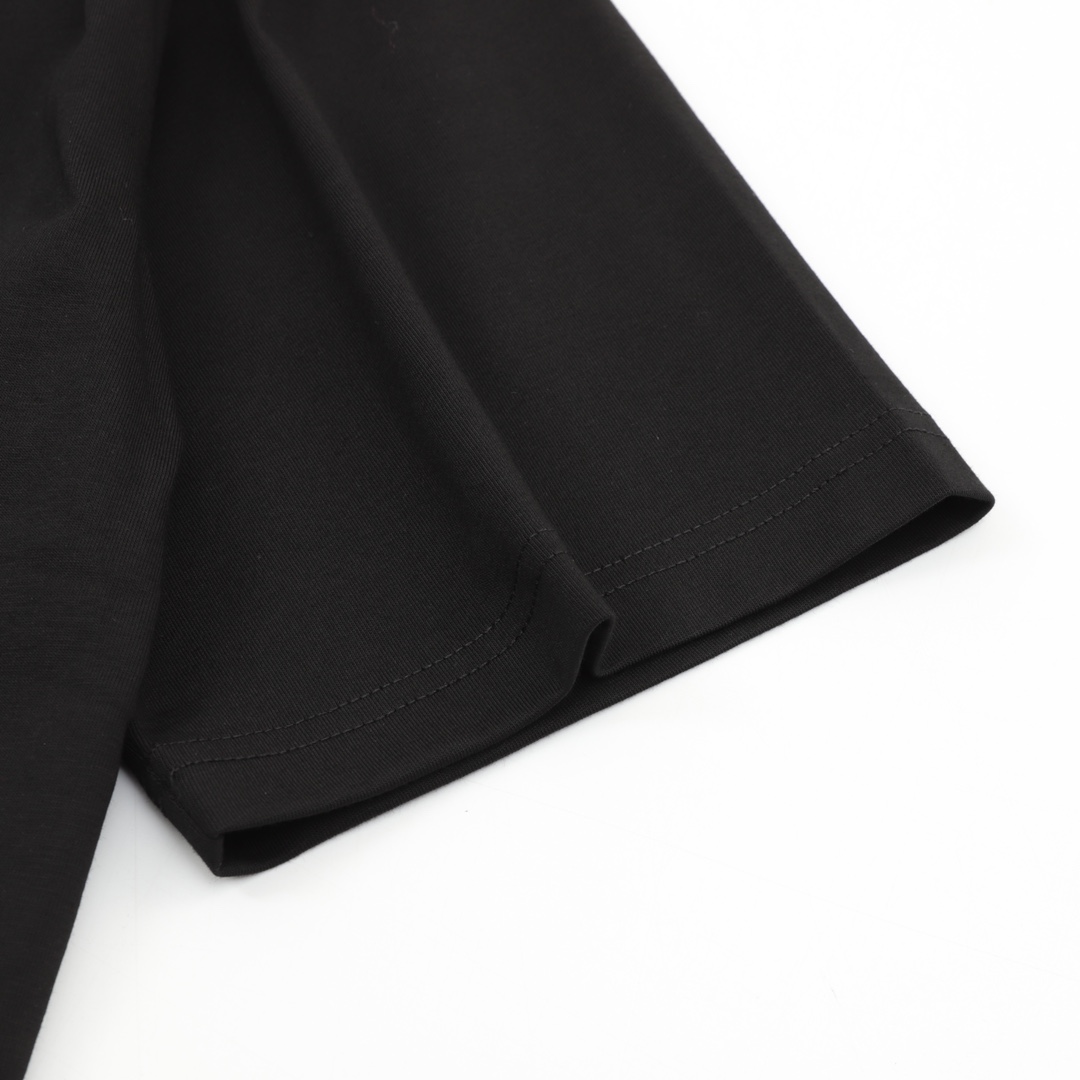 Loewe 25ss Octopus Print and Anagram Embroidered Short Sleeve T-Shirt black