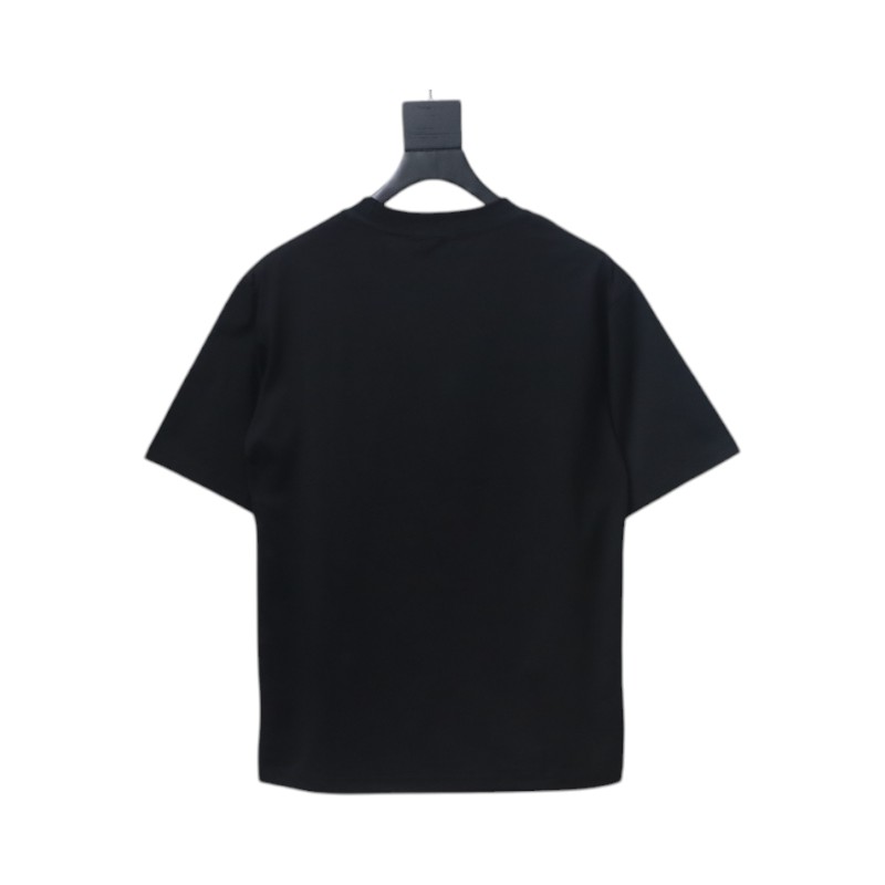 Loewe 25ss Octopus Print and Anagram Embroidered Short Sleeve T-Shirt black