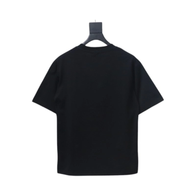 Loewe 25ss Octopus Print and Anagram Embroidered Short Sleeve T-Shirt black 02