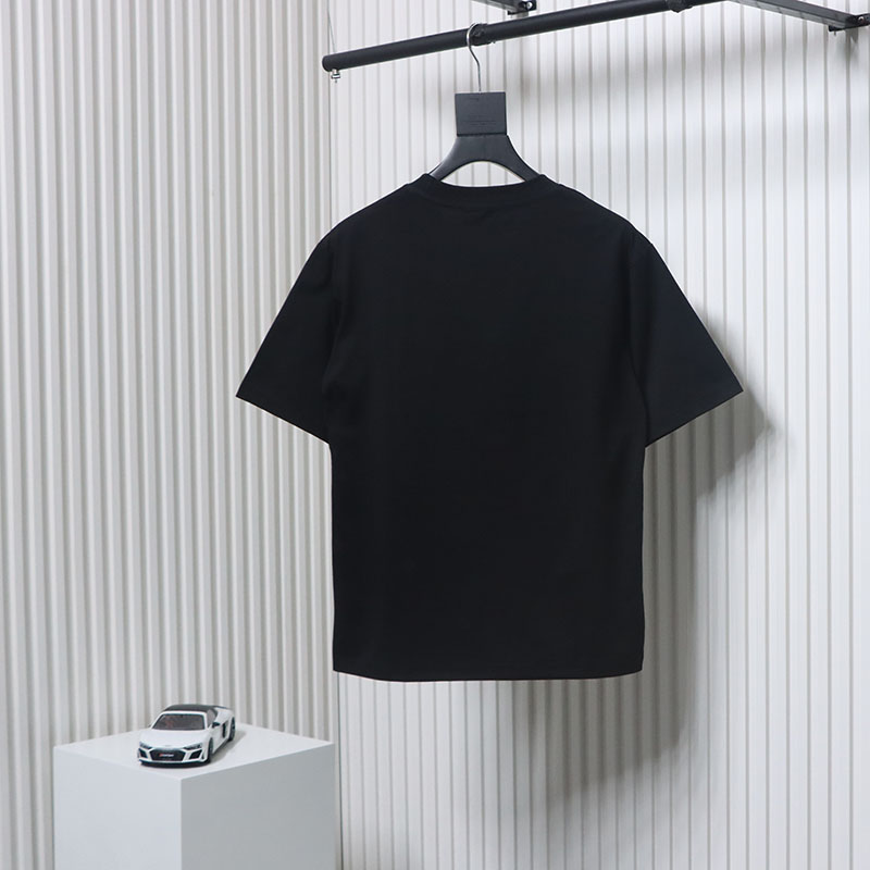 Loewe 25ss Octopus Print and Anagram Embroidered Short Sleeve T-Shirt black