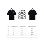 Loewe classic embroidered logo short sleeve black