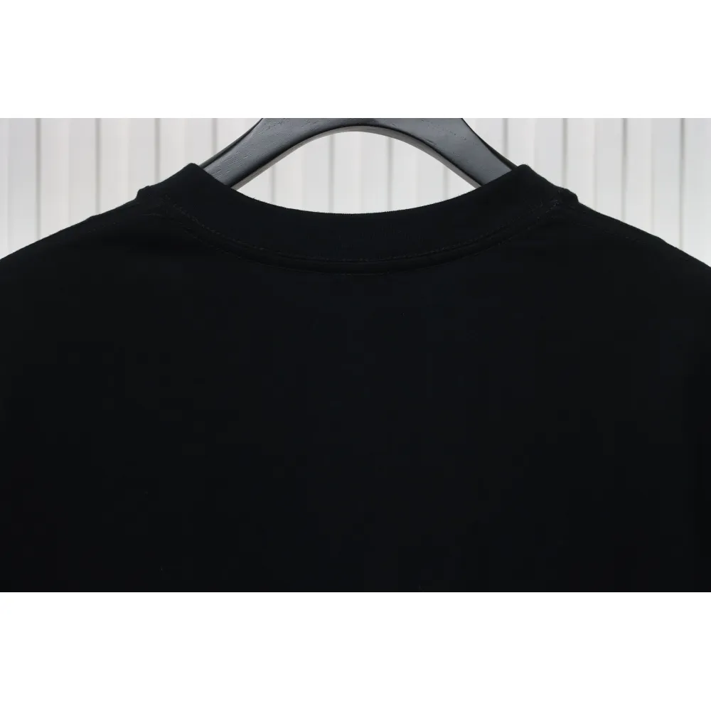 Loewe classic embroidered logo short sleeve black