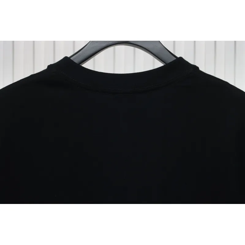 Loewe classic embroidered logo short sleeve black