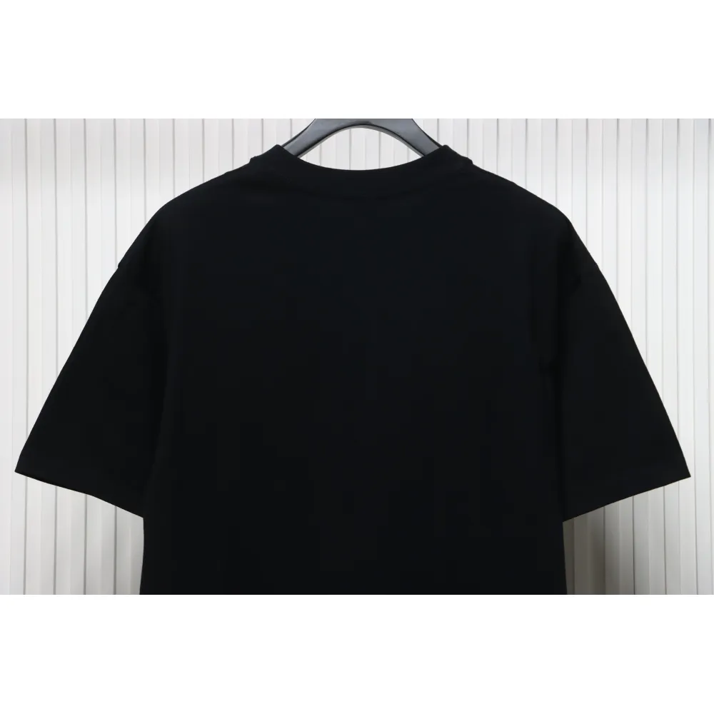 Loewe classic embroidered logo short sleeve black