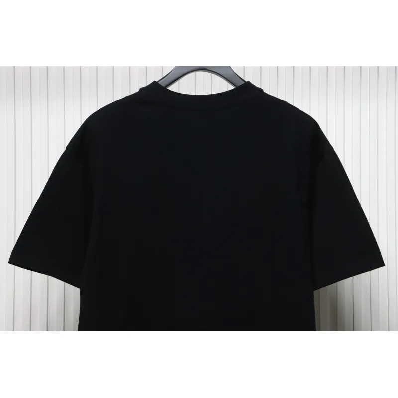 Loewe classic embroidered logo short sleeve black