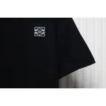 Loewe classic embroidered logo short sleeve black