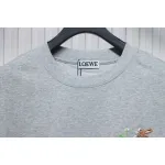 Loewe Suna Fujita co-branded rabbit embroidered short-sleeve Grey